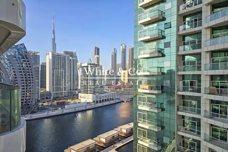 2 Bedroom Flat for Sale in Business Bay, Dubai - Vacant | Burj + Canal View | Brand New