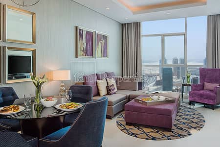 1 Bedroom Flat for Sale in Downtown Dubai, Dubai - 1 Corner Room | Canal and Skyline Views | Rented 1 Bedroom Flat for Sale in Downtown Dubai, Dubai - 1 Corner Room | Canal and Skyline Views | Rented
