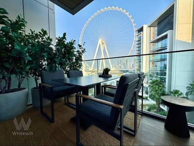 1 Bedroom Apartment for Sale in Bluewaters Island, Dubai - Ain Dubai View | Fully Furnished | Vacant