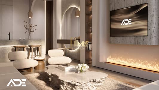 فلیٹ 1 غرفة نوم للبيع في قرية جميرا الدائرية، دبي - Living 1 4K. jpg