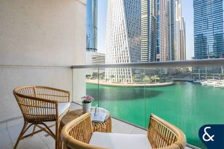 1 Bedroom Flat for Rent in Dubai Marina, Dubai - Modern Furniture | 1 Bed | Marina View