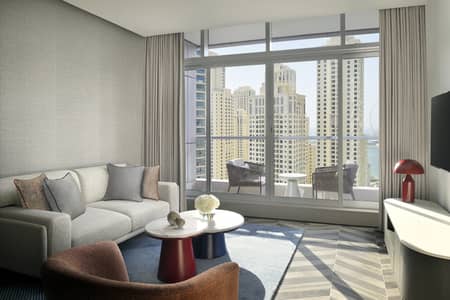 فلیٹ 1 غرفة نوم للايجار في دبي مارينا، دبي - One Bedroom 1. JPG