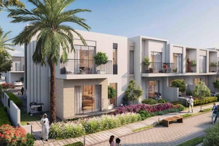 4 Bedroom Townhouse for Sale in Dubai South, Dubai - Largest Plot | Corner Single Row | Ample PoolPlot