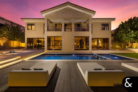 6 Bedroom Villa for Rent in Jumeirah Golf Estates, Dubai - Upgraded | Furnished | Basement | 6 Bedroom