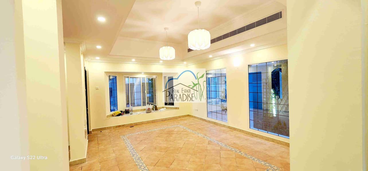 Available semi independent 4 bedroom all master pvt entrance /maid room/laundry room/private garden front /backyard lawn/shared s/pool rent in mirdif - Image 13