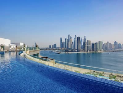 Studio for Rent in Palm Jumeirah, Dubai - Pool. png
