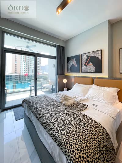 Studio for Rent in Business Bay, Dubai - Lovely apartment with an amazing pool view
