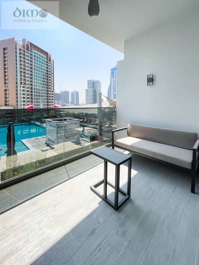 Studio for Rent in Business Bay, Dubai - Lovely apartment with an amazing pool view