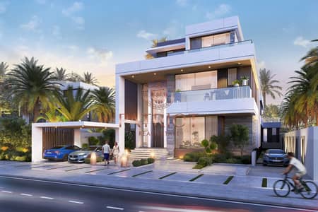تاون هاوس 5 غرف نوم للبيع في داماك لاجونز، دبي - V75 Morocco - Front View. jpg