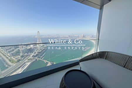 朱美拉海滩住宅（JBR）， 迪拜 2 卧室公寓待租 - 位于朱美拉海滩住宅（JBR），朱美拉谦恭度假酒店和水疗中心，朱美拉门户2号大厦 2 卧室的公寓 395000 AED - 11405122
