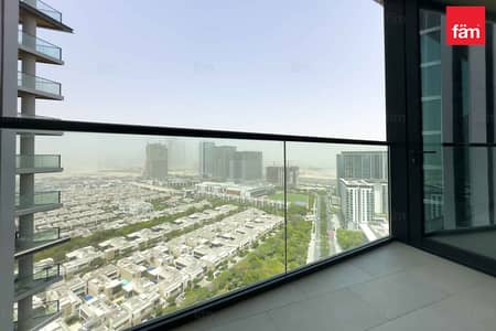 1 Bedroom Apartment for Rent in Sobha Hartland, Dubai - 1Bed + study | Vacant | high floor | Burj View