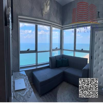 2bhk For sale cash in the Corniche Tower, sea view