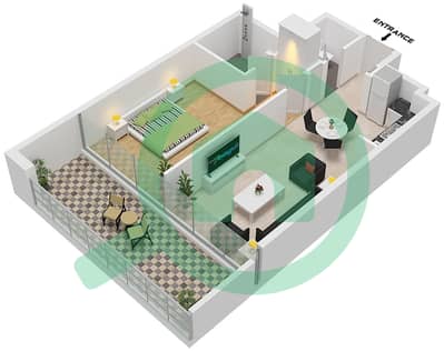 西莉亚山庄 - 1 卧室公寓类型／单位C / UNIT 5 FLOOR TYPICAL戶型图