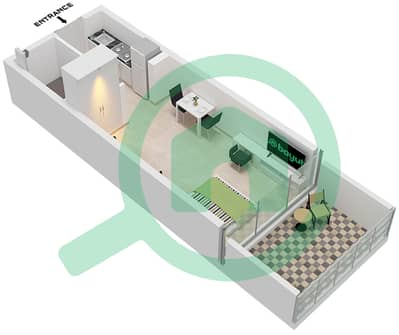 西莉亚山庄 - 单身公寓类型／单位A / UNIT 8 FLOOR TYPICAL戶型图