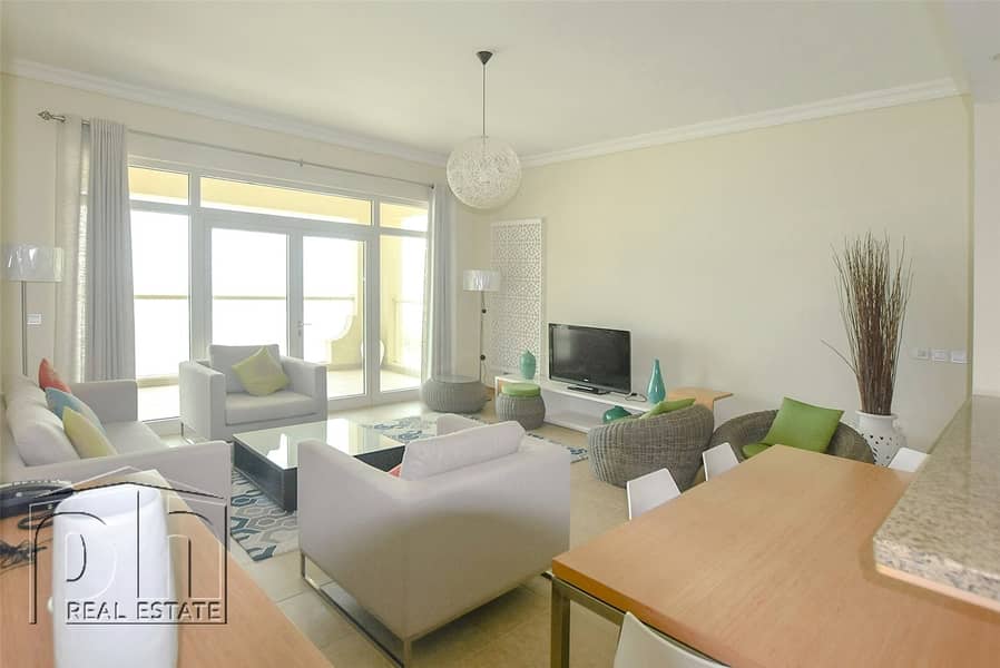 2 BR Furnished with Maids Room / Beach Access / Beautiful Sea View