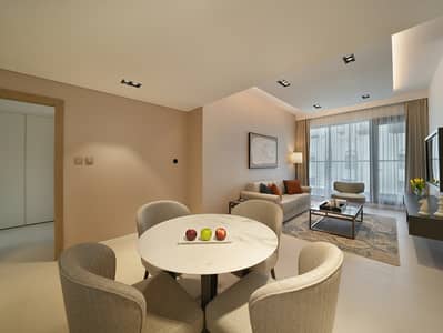 朱美拉棕榈岛， 迪拜 1 卧室公寓待租 - CMTP_Deluxe_One_Bedroom_Reception_01. jpg