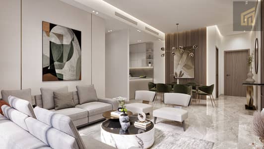 2 Bedroom Apartment for Sale in Jumeirah Village Circle (JVC), Dubai - 2BR-Living 2-. jpg
