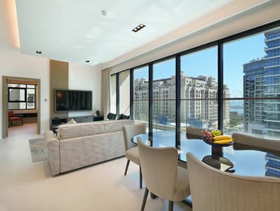 朱美拉棕榈岛， 迪拜 1 卧室单位待租 - CMTP_Deluxe_Two_Bedroom_Living_Area_Dubai_Eye_02. jpg