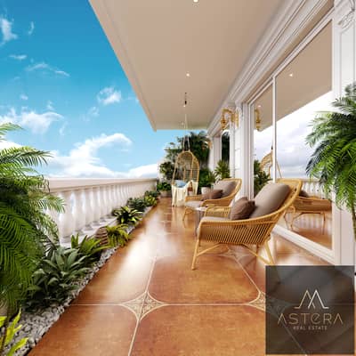 1 Bedroom Flat for Sale in Arjan, Dubai - BALCONY-View1 without logo. jpg