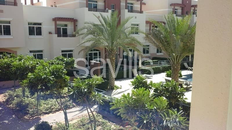 2 br terrace apartment corner unit pool view with rent back