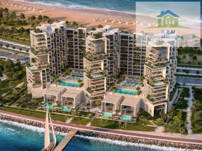 1 Bedroom Apartment for Sale in Al Marjan Island, Ras Al Khaimah - Building Aerial View. jpg