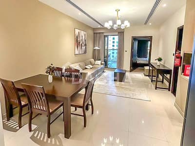 1 Bedroom Apartment for Rent in Downtown Dubai, Dubai - Partial Burj View | Vacant | Fully Furnished