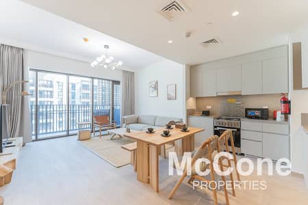 2 Bedroom Apartment for Rent in Dubai Creek Harbour, Dubai - High Floor | Community View | Beach Access