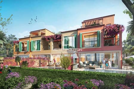 5 Bedroom Townhouse for Sale in DAMAC Lagoons, Dubai - First Row of Lagoon | 50:50 Payment P | Q3 2025 HO