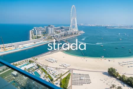 2 Bedroom Apartment for Rent in Jumeirah Beach Residence (JBR), Dubai - Lovely View | Largest Layout | Beautiful Furniture