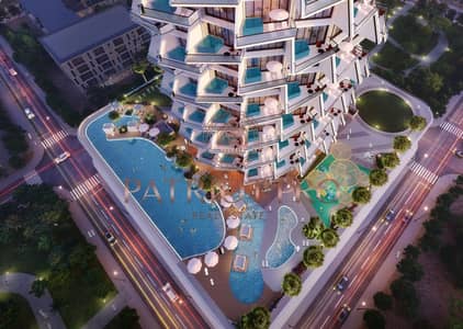 شقة 1 غرفة نوم للبيع في قرية جميرا الدائرية، دبي - Swimming pool Deck. jpg