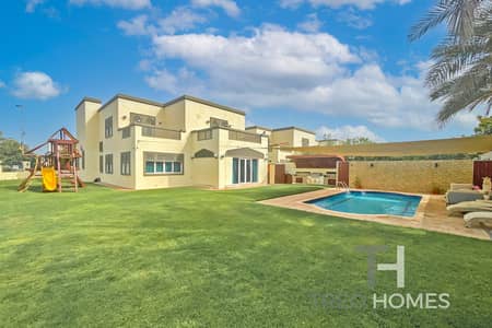 4 Bedroom Villa for Rent in Jumeirah Park, Dubai - Corner Plot | August | Furnished | Upgraded