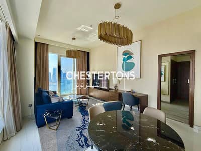 1 Bedroom Apartment for Rent in Dubai Media City, Dubai - Furnished l Panoramic Sea View l Vacant