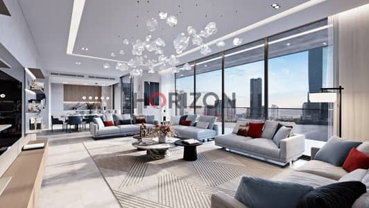 شقة 1 غرفة نوم للبيع في الخليج التجاري، دبي - The Lofts - 3bed Living_Dining. jpg