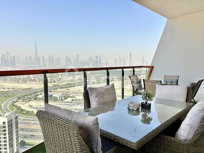 2 Bedroom Flat for Rent in Al Jaddaf, Dubai - High Floor | Corner Unit | Burj and Creek Views