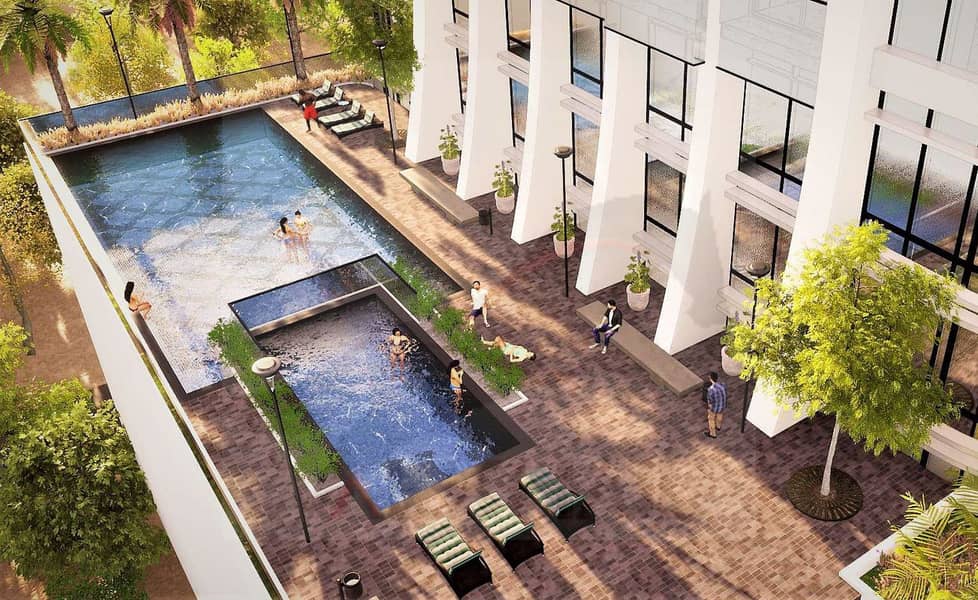 4 Cloud Tower at Jumeirah Village Triangle - Pool Area. jpg