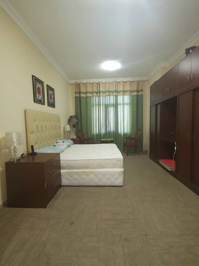 AC FREE NICELY FURNISHED STUDIO FOR 35K BY 12 CHQS