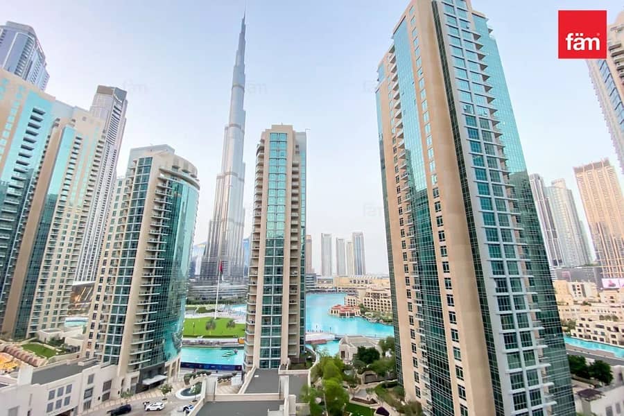 Full Burj and Fountain Views | Iconic Downtown Full Burj and Fountain Views | Iconic Downtown