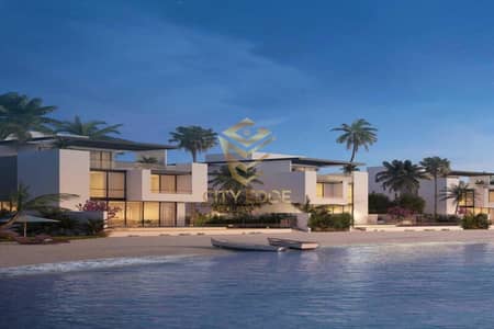 5 Bedroom Villa for Sale in Ajmal Makan City - Sharjah Waterfront, Sharjah - 5br -Beachfront -G+1+ROOF|POOL|PRIVATE BEACH +left