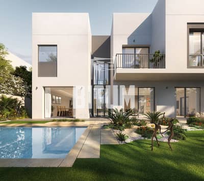 4 Bedroom Villa for Sale in Yas Island, Abu Dhabi - 19 Rear Yard Area 4SB Yas Acres Dhalias bitum real. jpg
