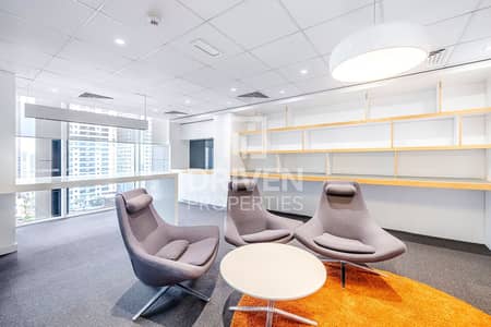 Office for Rent in Sheikh Zayed Road, Dubai - SZR View | Fully Fitted Office | Spacious Layout