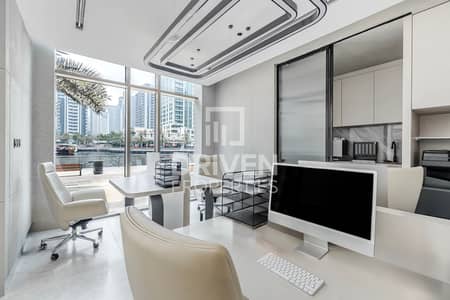 Shop for Rent in Dubai Marina, Dubai - Lake View | Fitted Retail Space | High Floor