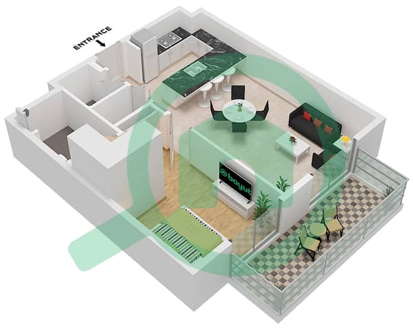 Type A Unit 04 Floor 1-12