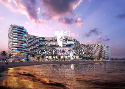 3 Bedroom Apartment for Sale in Al Marjan Island, Ras Al Khaimah - C01-VIEW FROM BEACH SIDE. jpg