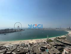 Spacious 3BR | Sea and Dubai Ain View | High Floor