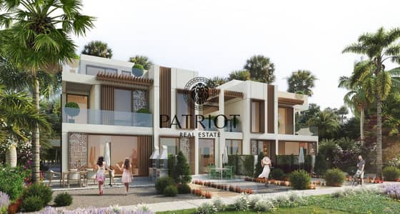 5 Bedroom Townhouse for Sale in DAMAC Lagoons, Dubai - Marbella-Townhouses-at-Damac-Lagoons1-2048x1094. jpg