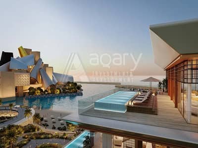 2 Bedroom Flat for Sale in Saadiyat Island, Abu Dhabi - Luxurious 2BR+M | Charming Beach View Balcony