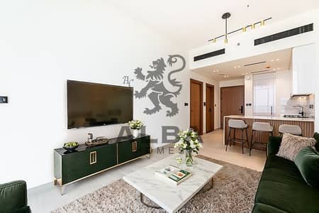 1 Bedroom Apartment for Rent in Jumeirah Village Circle (JVC), Dubai - IMG_9716-HDR - Living Room - Modern - 25. jpg