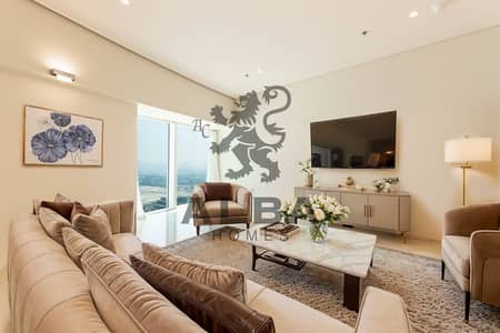 فلیٹ 1 غرفة نوم للايجار في شارع الشيخ زايد، دبي - IMG_1902-HDR - Living Room - Luxury - 22. jpg