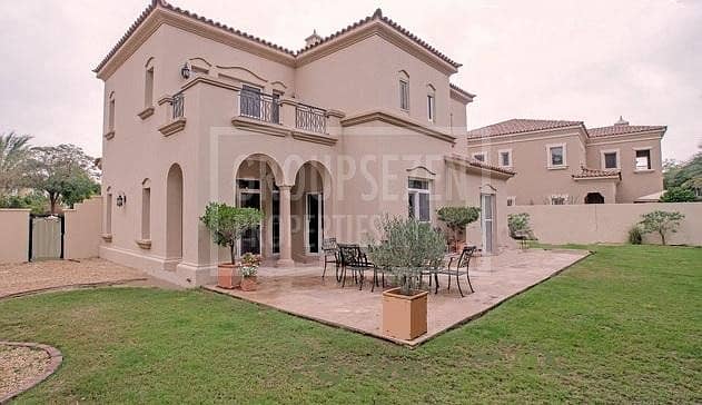 5 Bed villa Type C2 facing the Park and Pool Vacant now in Arabian Ranches