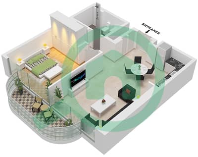 Тауэр 1 - Апартамент 1 Спальня планировка Единица измерения 2 PODIUM FLOOR 1-29,31-49 Тауэр 1 - Апартамент 1 Спальня планировка Единица измерения 2 PODIUM FLOOR 1-29,31-49